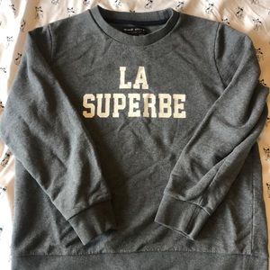 Madewell x Sezane La Superbe crew sweatshirt